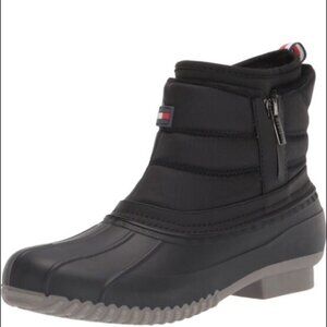 Tommy Hilfiger Roana Duck Boots- Black